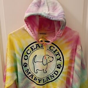 Ocean City Maryland Tie-Dye Hoodie